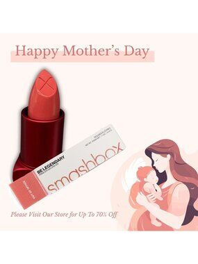Smashbox Be Legendary Prime & Plush Lipstick 0.11oz Out Of Office New With Box